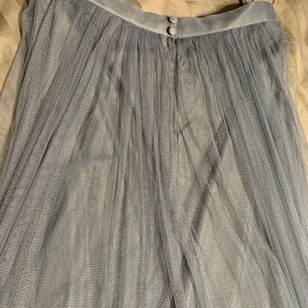 Floor length tulle skirt.  Jenny Yoo. Size 4. - Picture 5 of 8